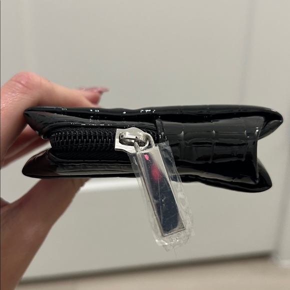 Kate Spade New York Croc-Embossed Leather Cosmetic Pouch - Picture 5 of 9